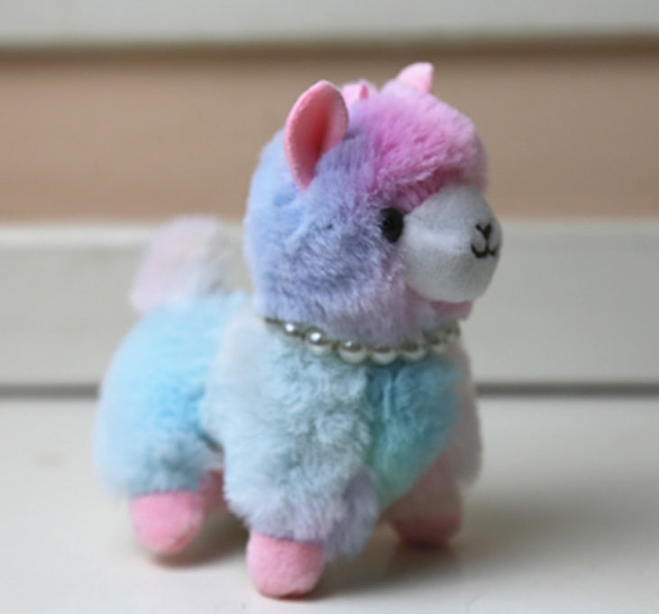 Alpaca keychain with rope attachment