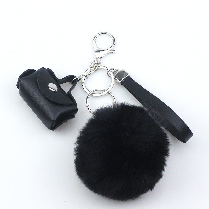 Artificial leather bag charm in multiple colors
