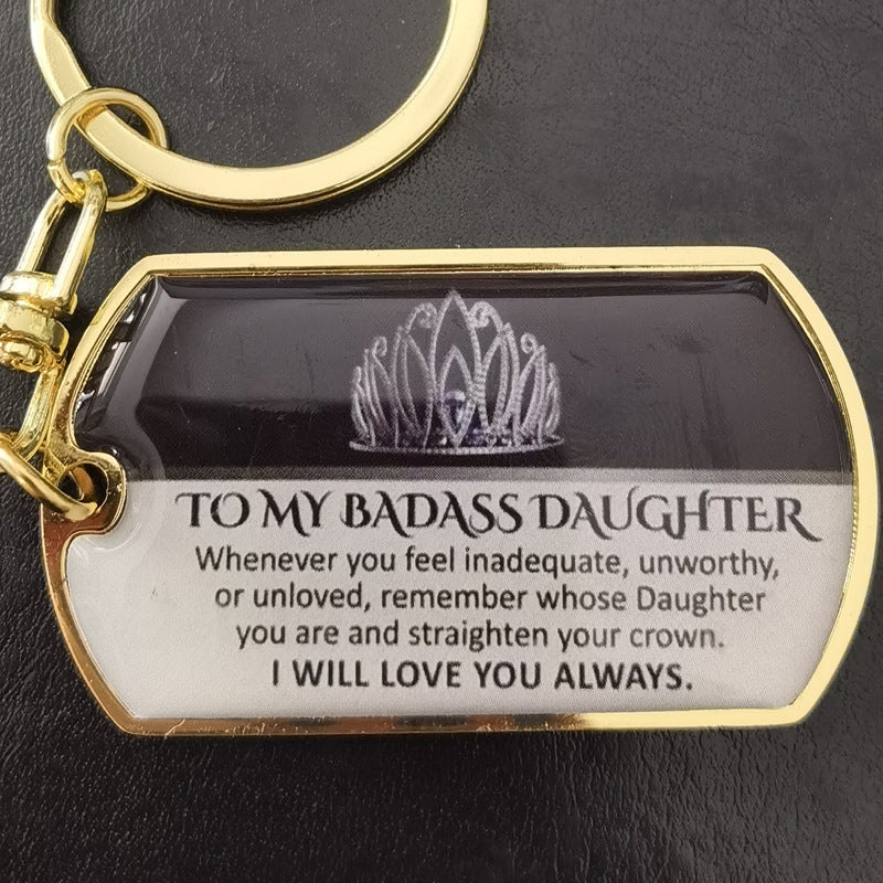 Bold keychain for confident women and men