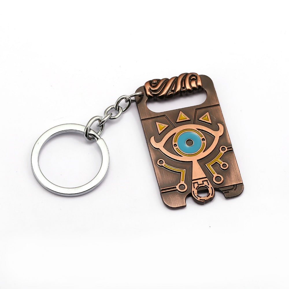 Compact metal pendant for keys
