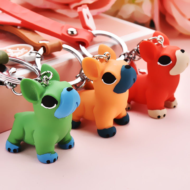 Cute dog pendant accessory for bags