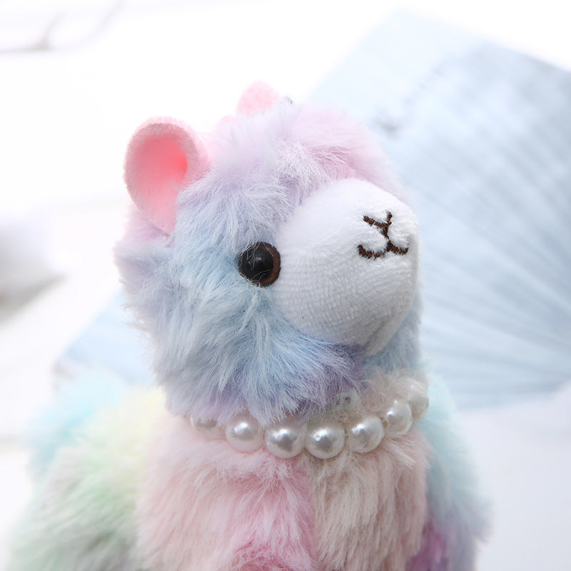 Cute short plush keychain for kids