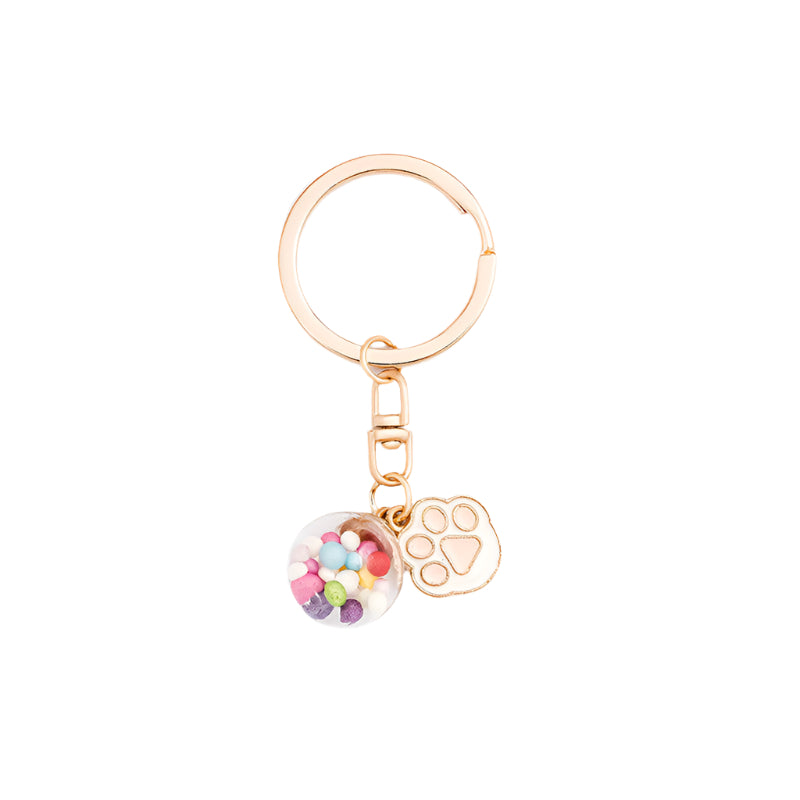 Decorative cartoon keyring for backpack