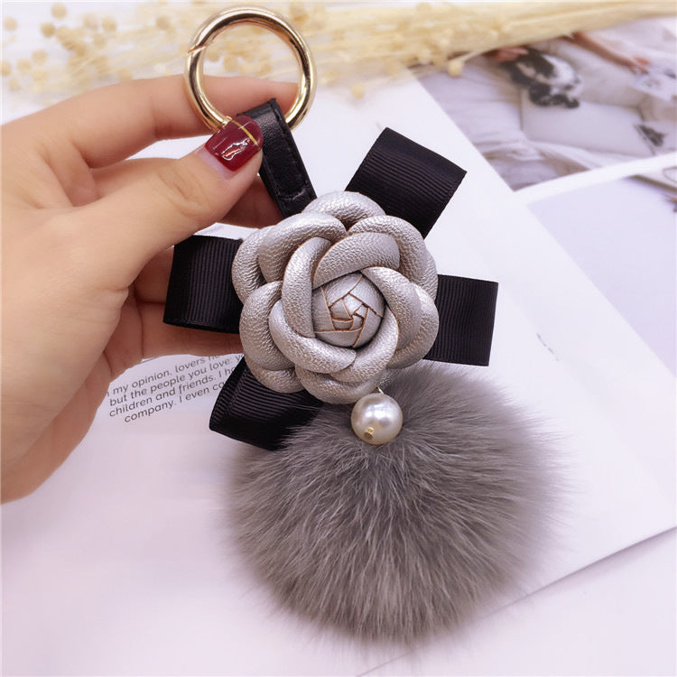 Elegant women’s bag keychain accessory