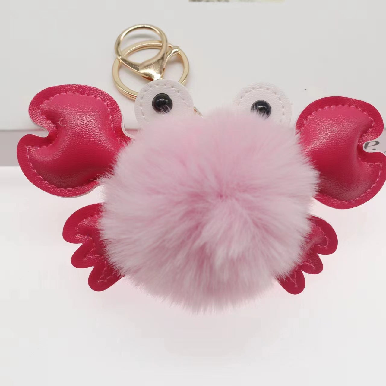 Fun plush keychain for backpacks