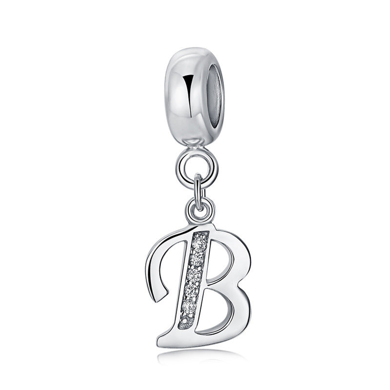 Handcrafted silver charm fits popular bracelets