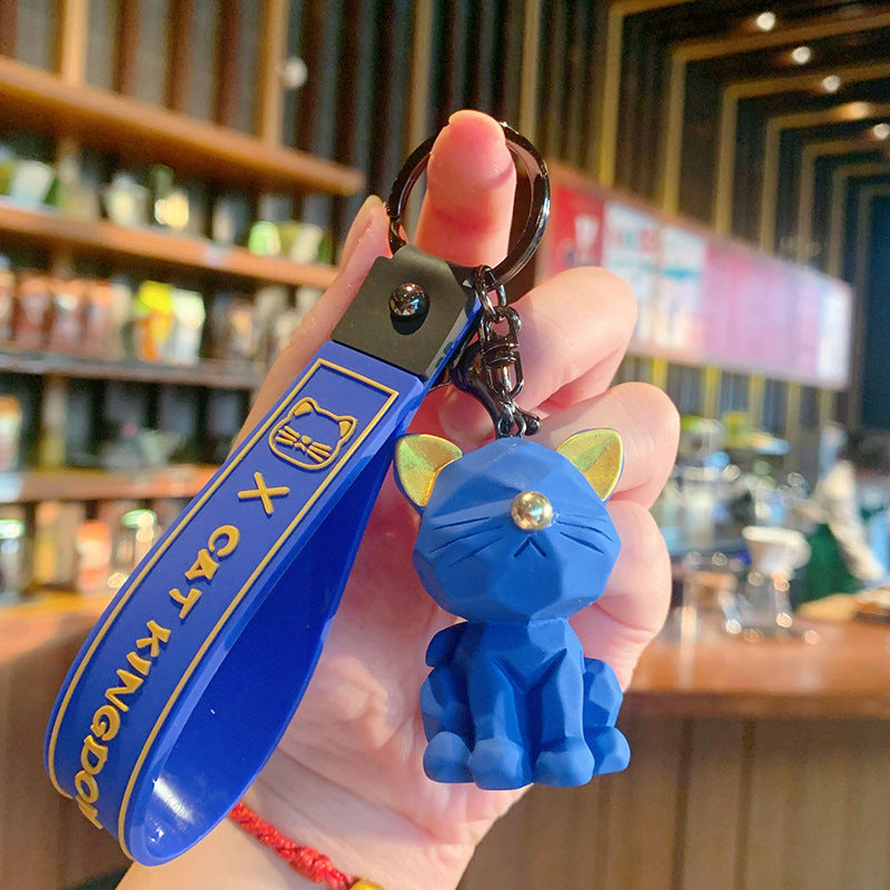Kawaii style kitty keychain