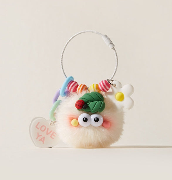 Keychain with large and small ring buckle options