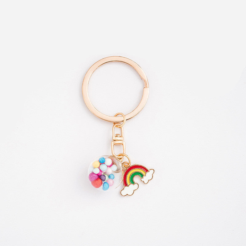 LuxeBlackBag cartoon style heart-shaped pendant