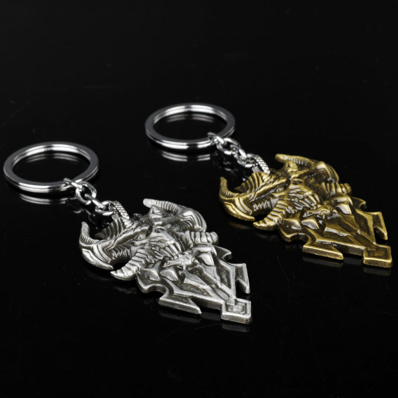LuxeBlackBag constellation pendant keyring