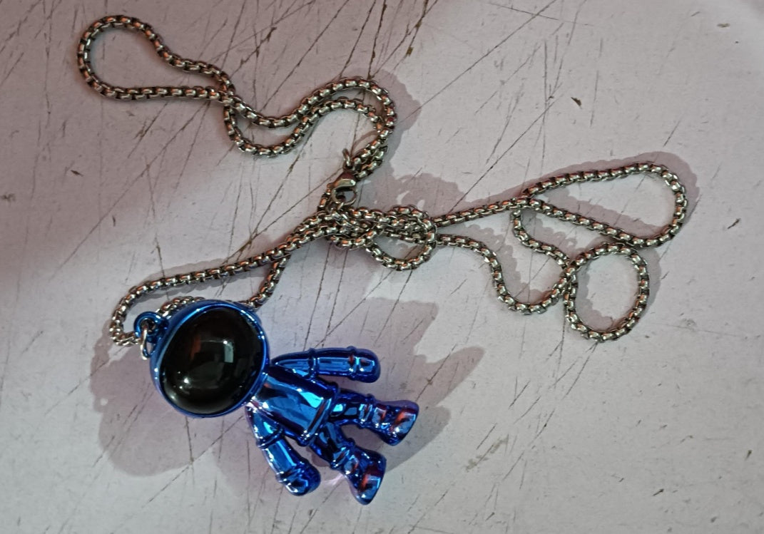 LuxeBlackBag hip hop necklace keychain
