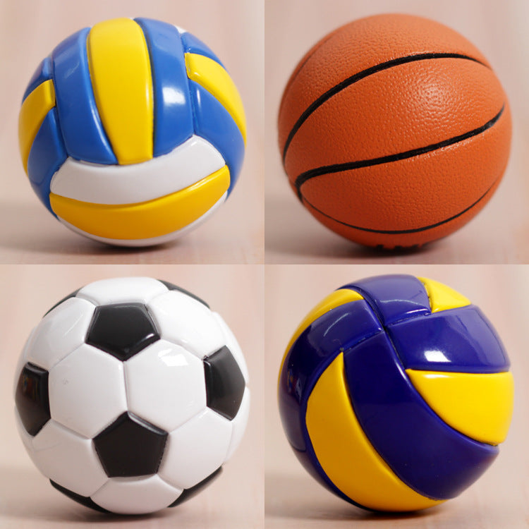 LuxeBlackBag sports ball keyring
