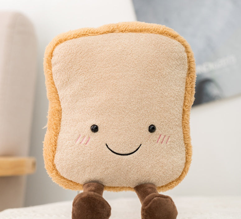 Mini croissant plush charm for girls