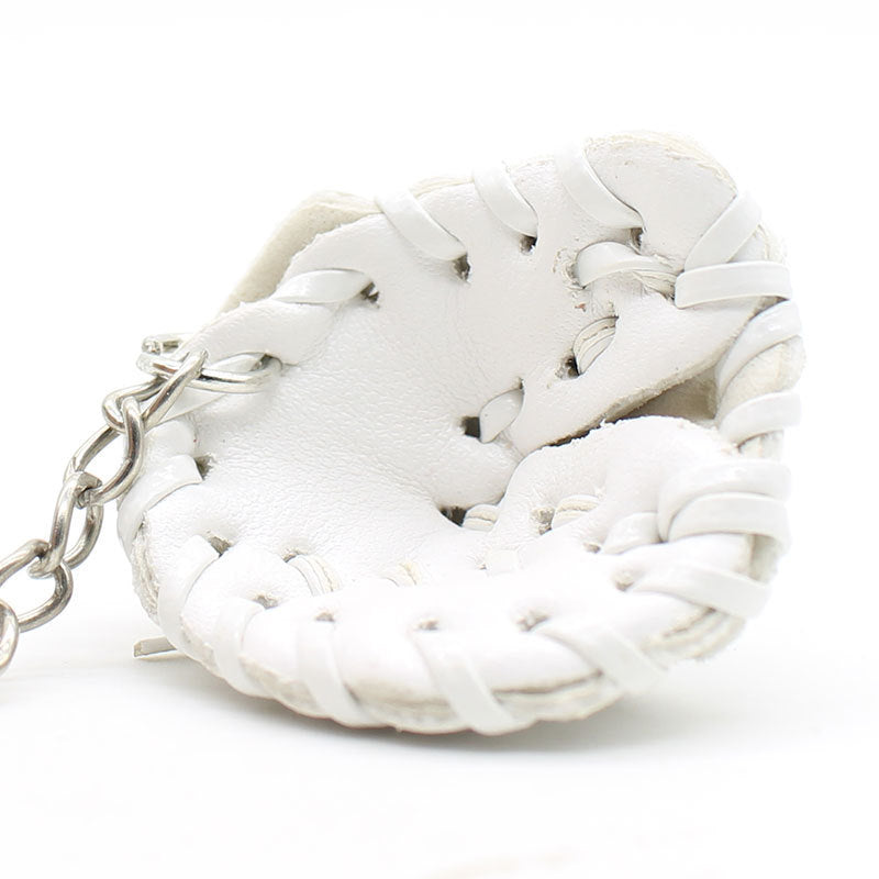 Mixed color baseball glove keychain