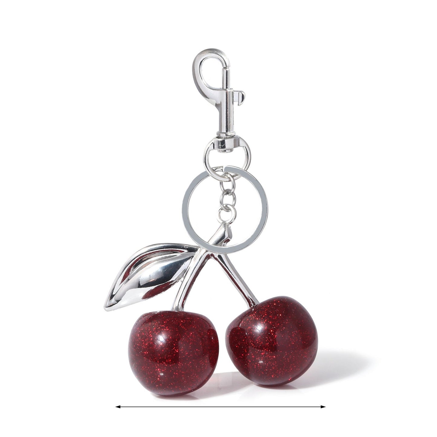 Pastoral style cherry bag keychain accessory