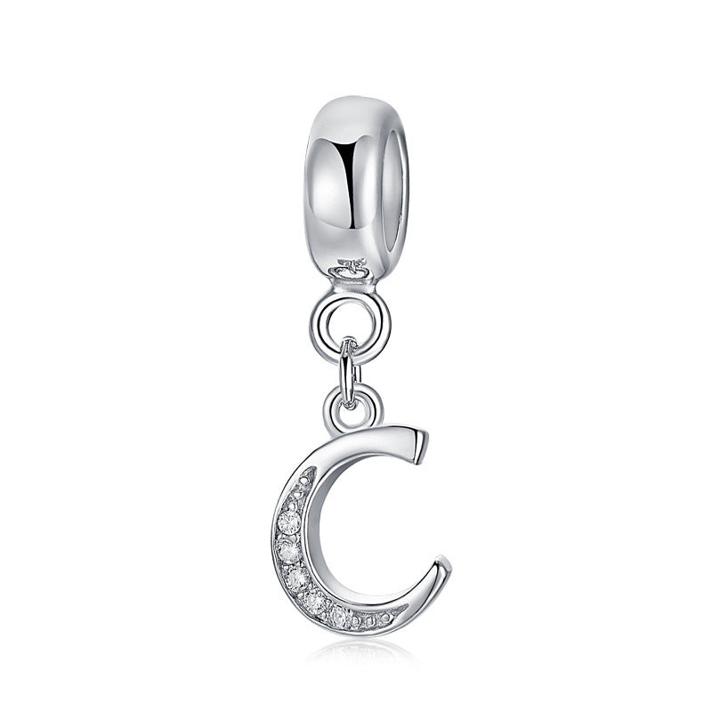 Snake bone bracelet bead A-Z options