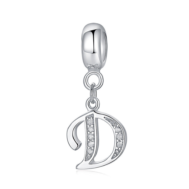 Thin sterling silver charm for women