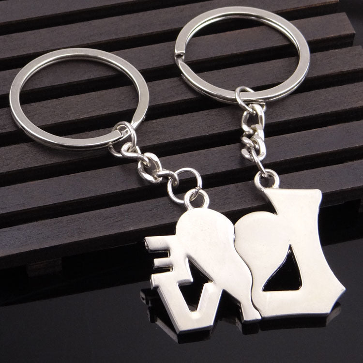 Unisex metal key pendant gift