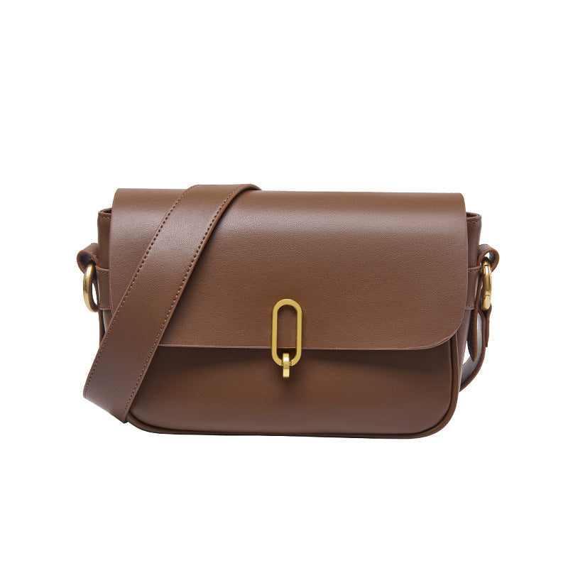 Beige and apricot women's crossbody bag