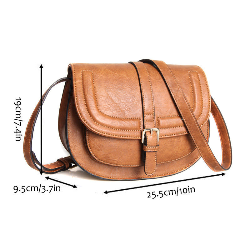Lightweight small PU leather bag for women