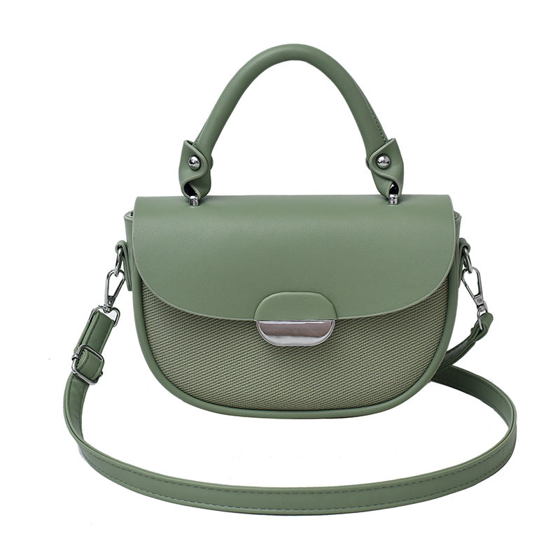 Light green mini retro handbag