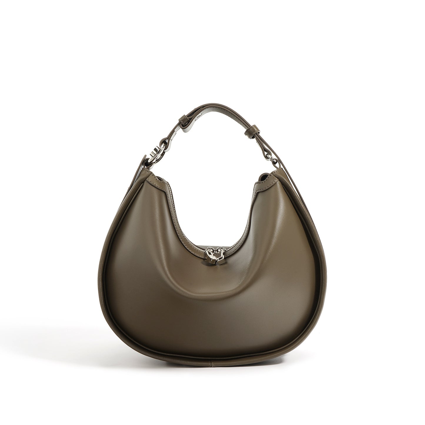 Urban chic dumpling leather bag for everyday use