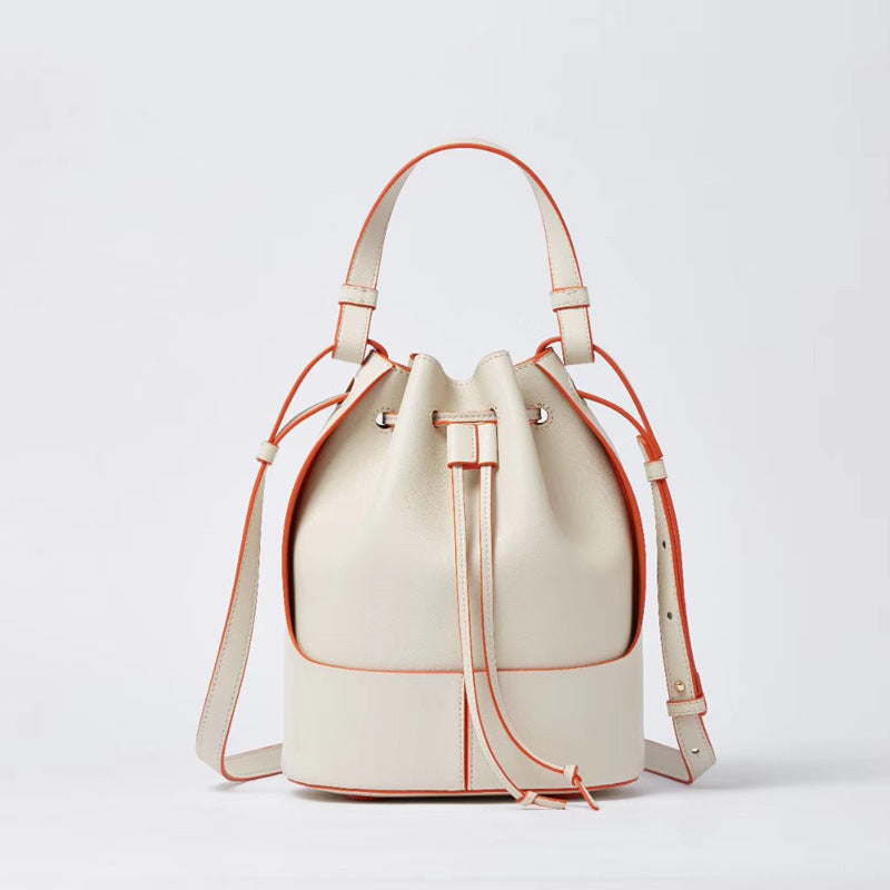 Luxe canvas bucket bag for daily use