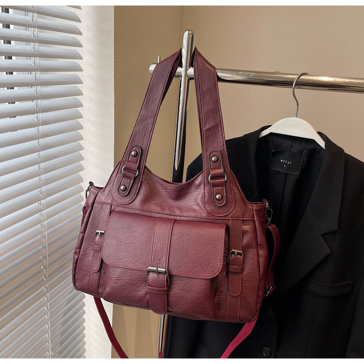 LuxeBlackBag large fashion shoulder tote collection