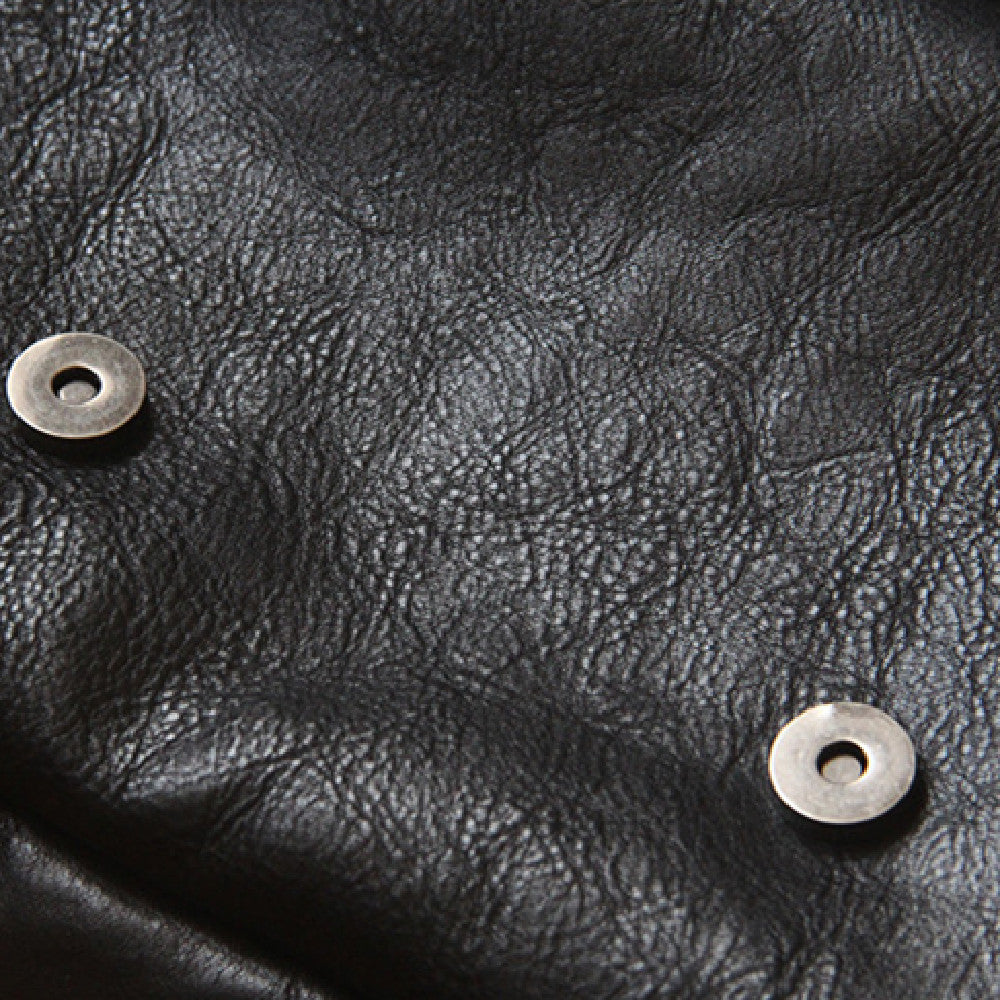 Vintage brown leather one-shoulder handbag for women