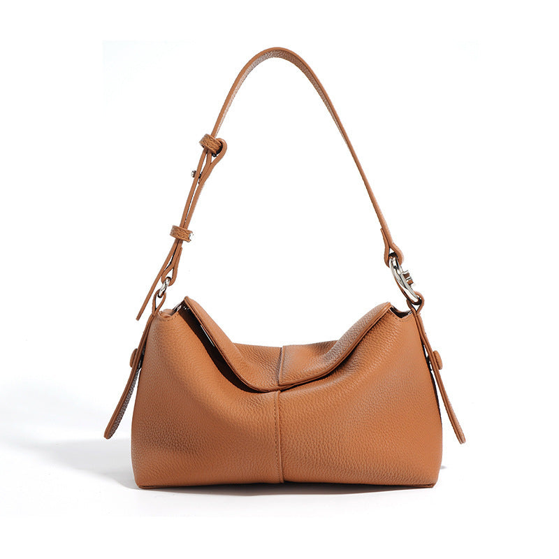 Milkshake White small leather handbag for women