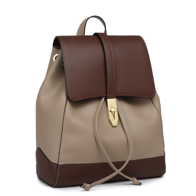 Personalized fashion leather backpack for women