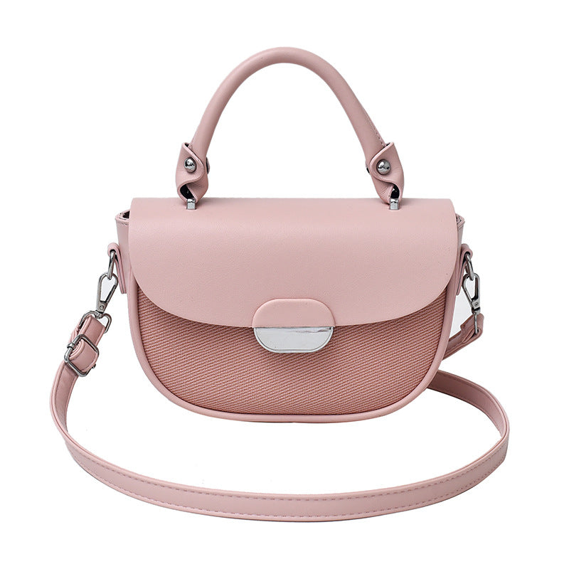 Stylish small purse with oval shape