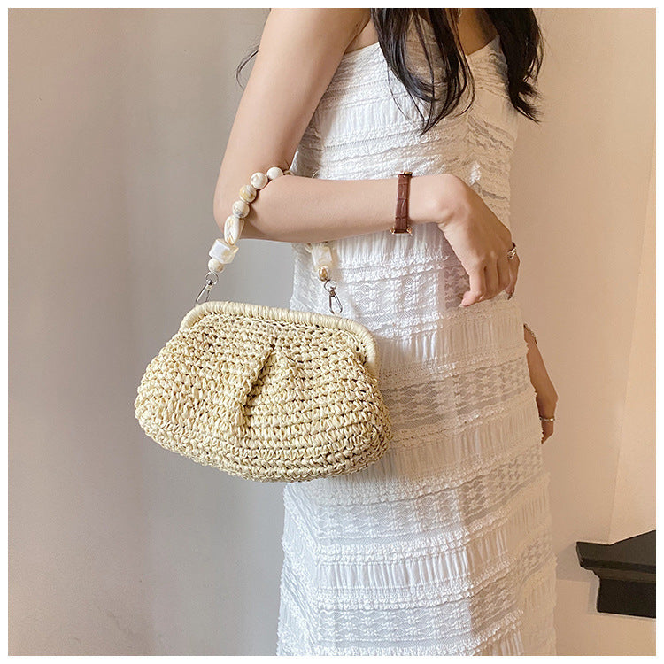 Woven Straw Handbag for Women - Perfect for Leisure Travel