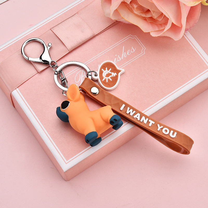 Adorable animal pendant in blue