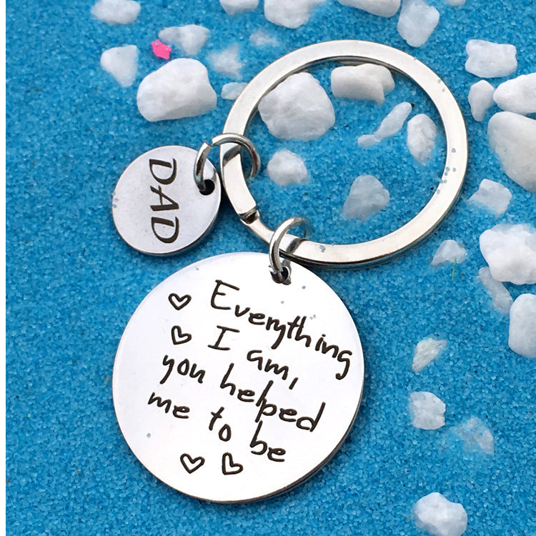 As My Mom and Best Friend” engraved keychain
