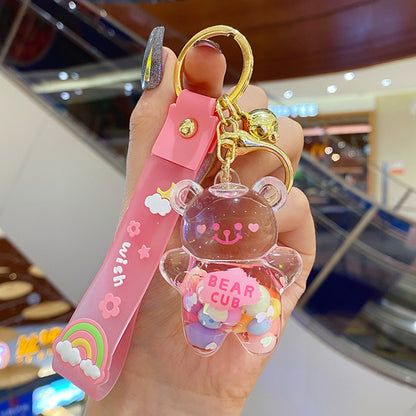 Collectible bear keychain for car and purse