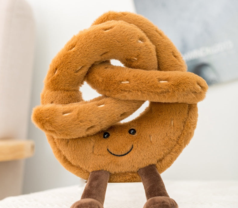 Croissant bag accessory on white background