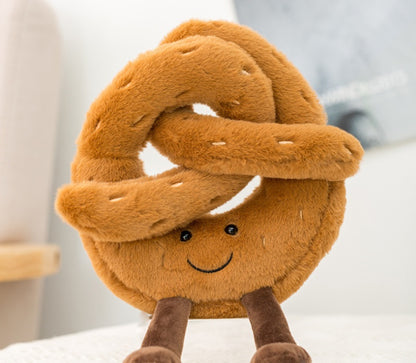 Croissant bag accessory on white background
