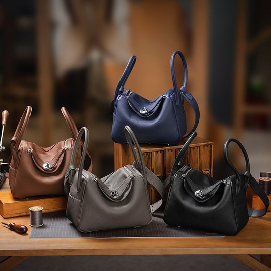 DIY kit for handmade woven cowhide leather crossbody