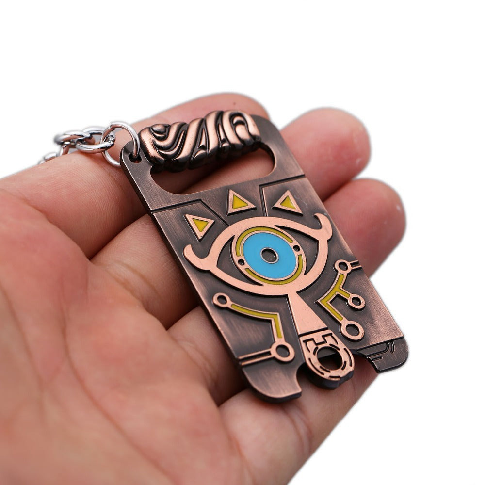 Durable thin metal bag charm