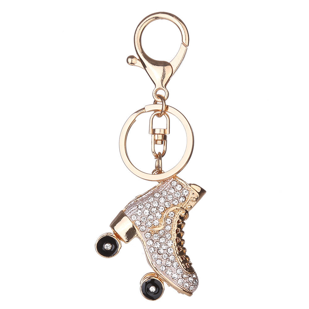 Fashion bag pendant with skate design