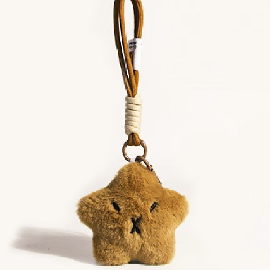 LuxeBlackBag Capabala plush animal keychain
