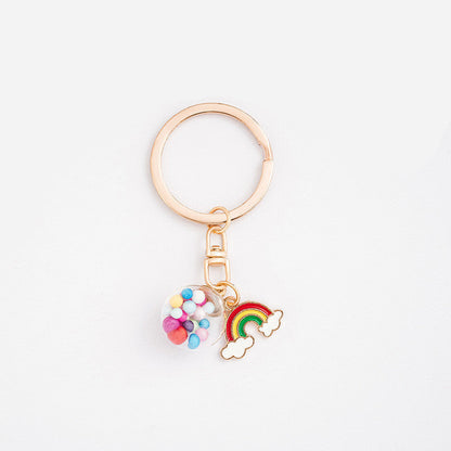LuxeBlackBag cartoon style heart-shaped pendant
