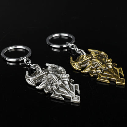 LuxeBlackBag constellation pendant keyring
