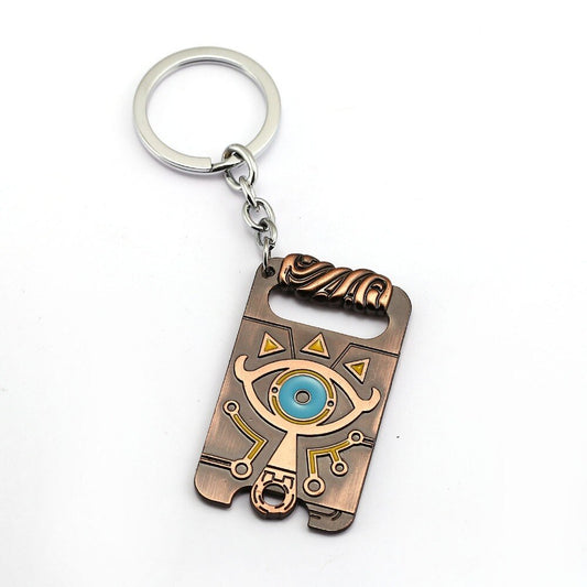 LuxeBlackBag metal pendant keychain
