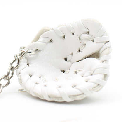 Mixed color baseball glove keychain
