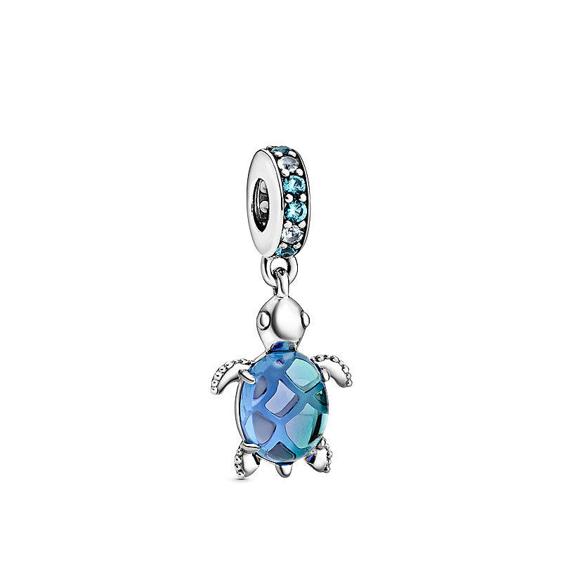 Silver marine-themed charm for women