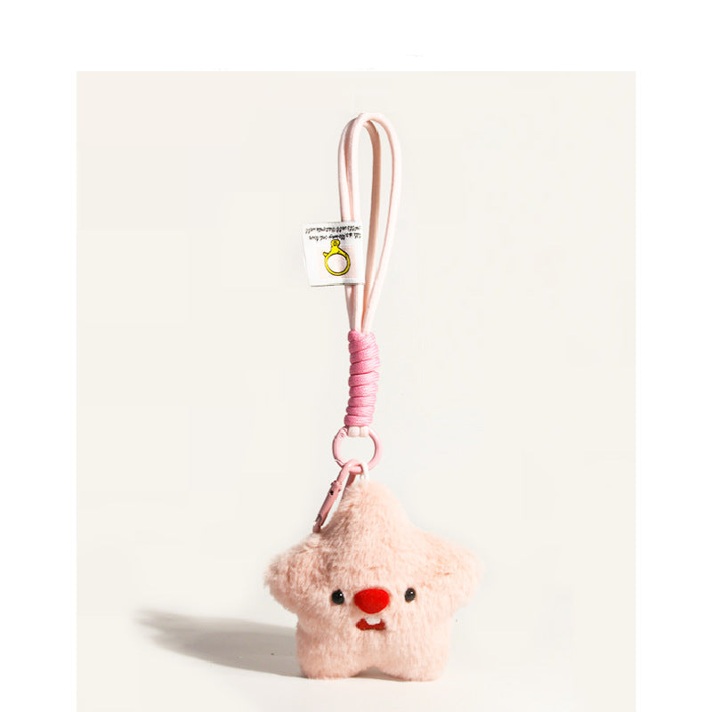 Soft beige capabala bag pendant