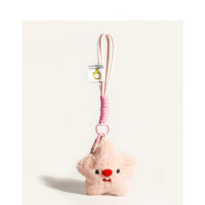 Soft beige capabala bag pendant