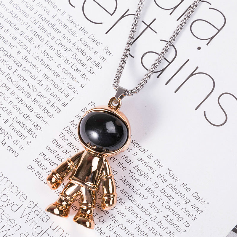 Stylish astronaut pendant bag charm